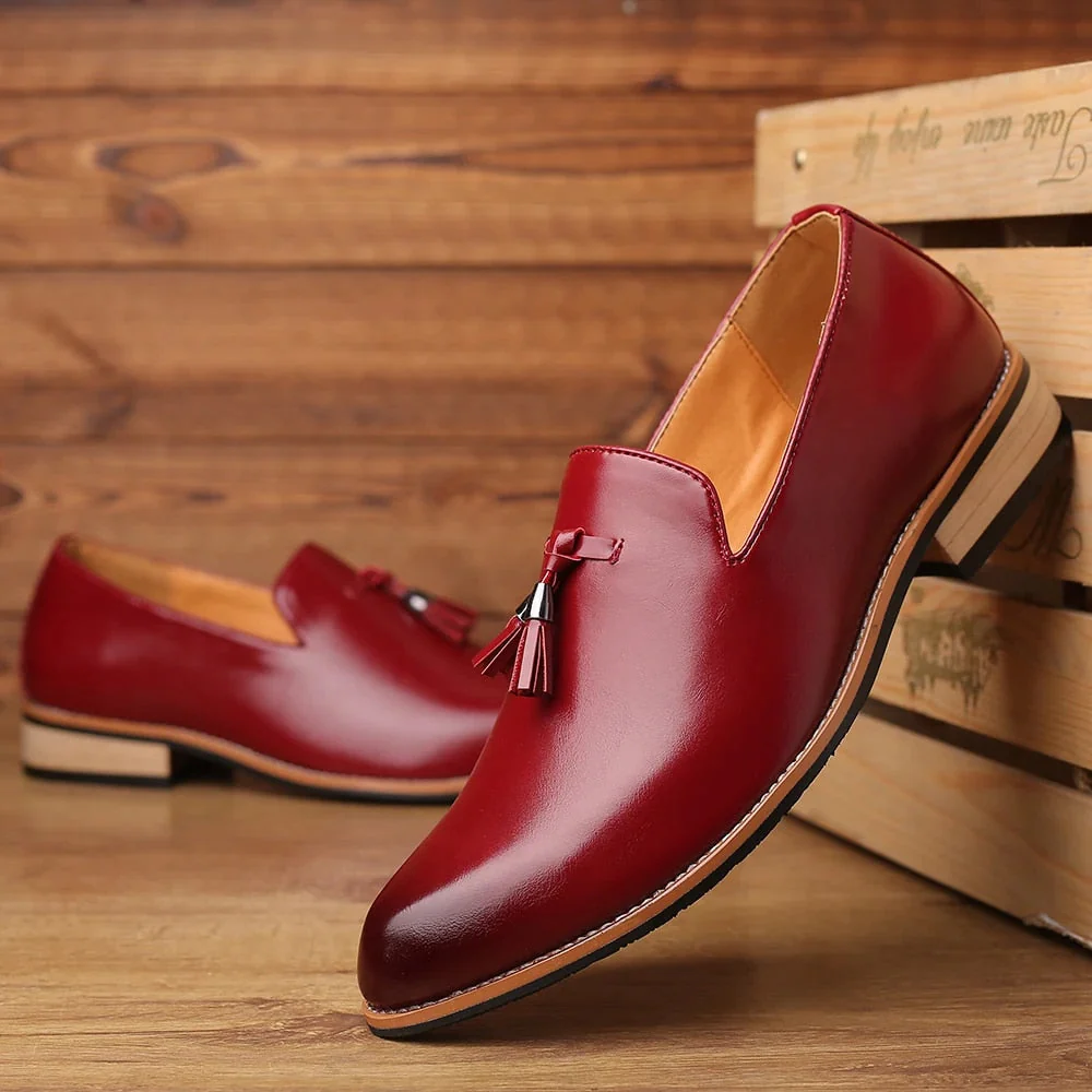 Elegante Herren Leder Loafer - Image 4