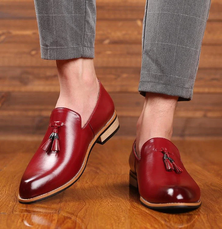 Elegante Herren Leder Loafer - Image 5