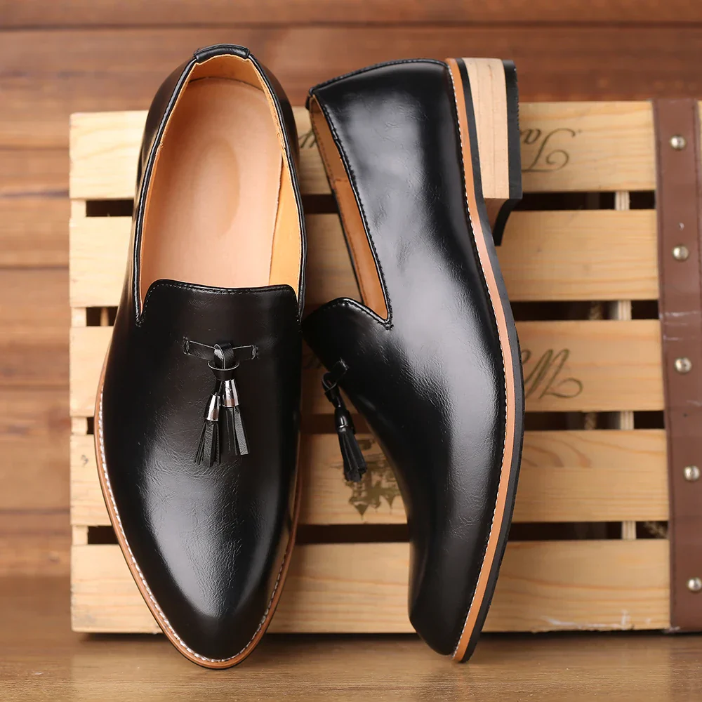 Elegante Herren Leder Loafer - Image 7
