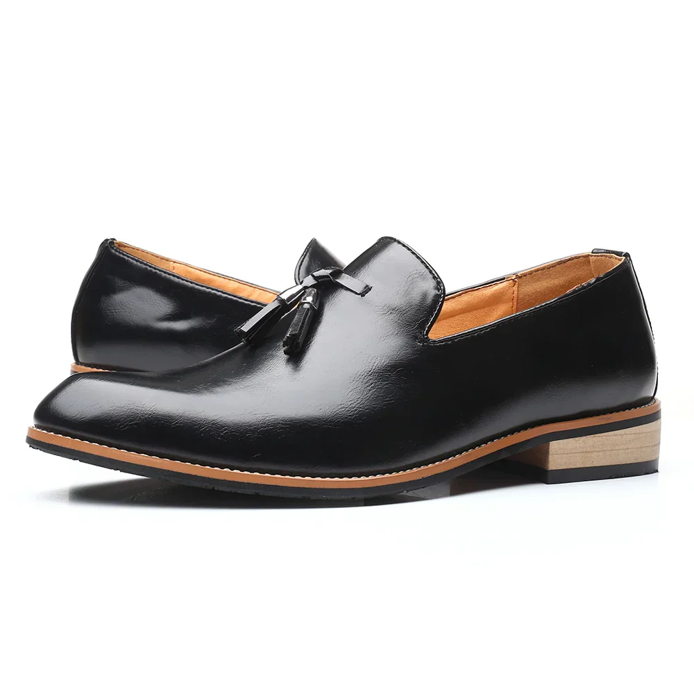 Elegante Herren Leder Loafer - Image 9