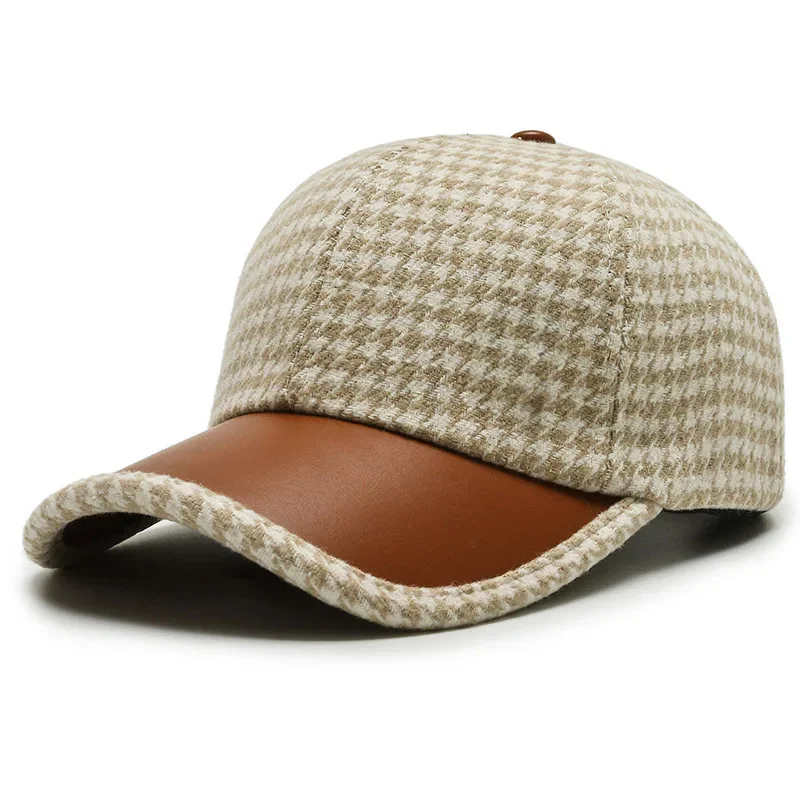 Elegante Herren Leder Schirmmütze - Image 3