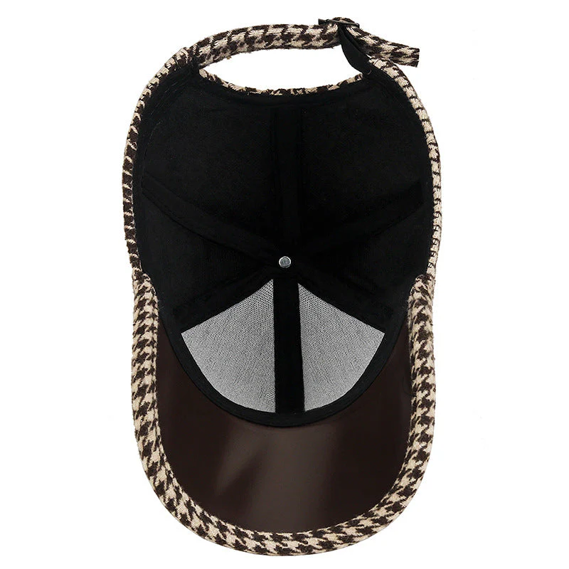Elegante Herren Leder Schirmmütze - Image 7