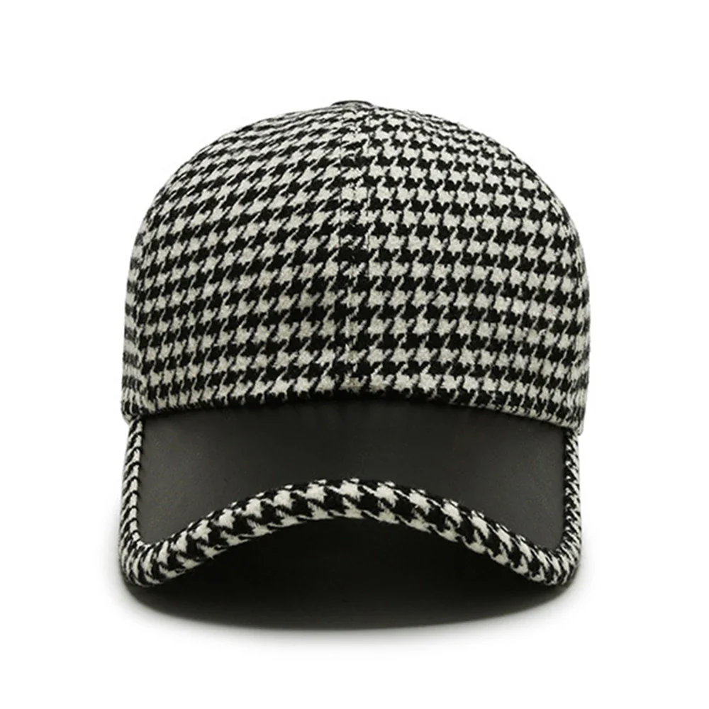 Elegante Herren Leder Schirmmütze - Image 8