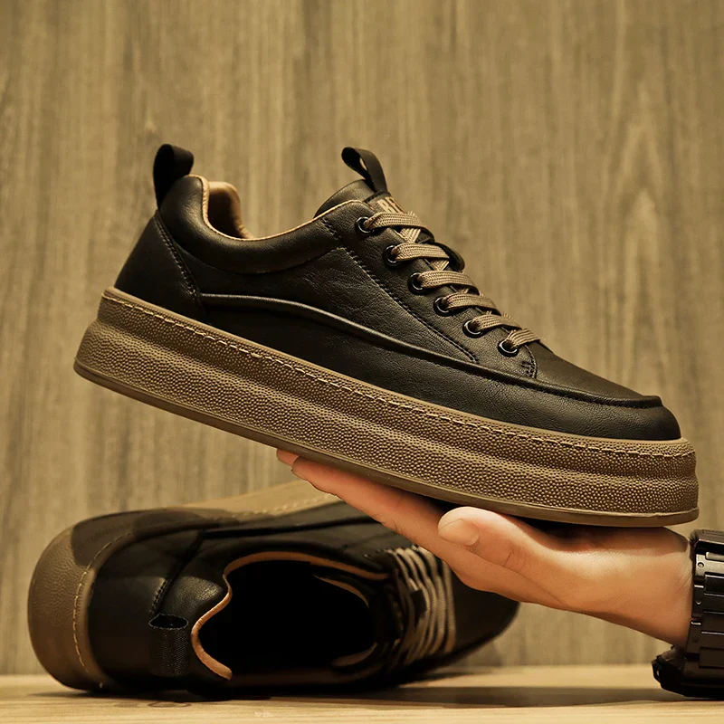 Leder Herren Sneaker - Image 3