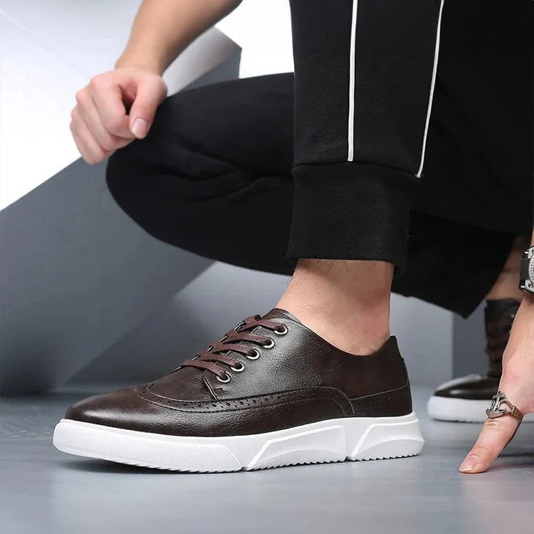 Elegante Herren Leder-Sneaker für Smart-Casual Anlässe - Image 4