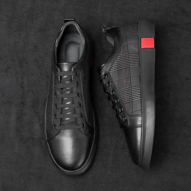 Hochwertige Herren Leder Sneakers - Image 2