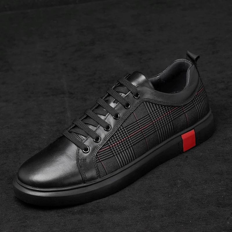 Hochwertige Herren Leder Sneakers - Image 3