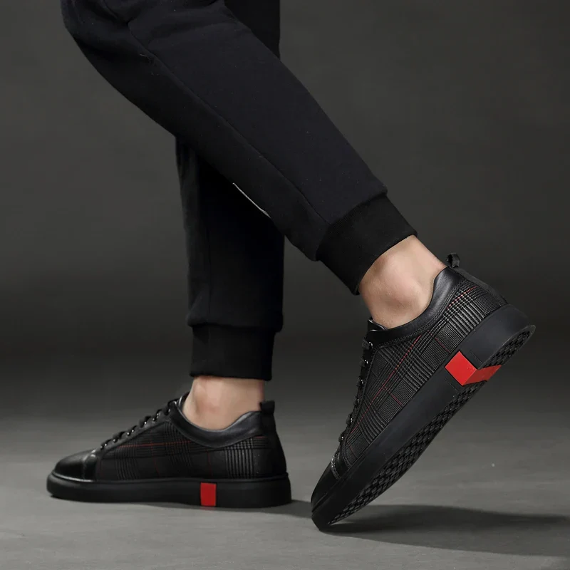 Hochwertige Herren Leder Sneakers - Image 5