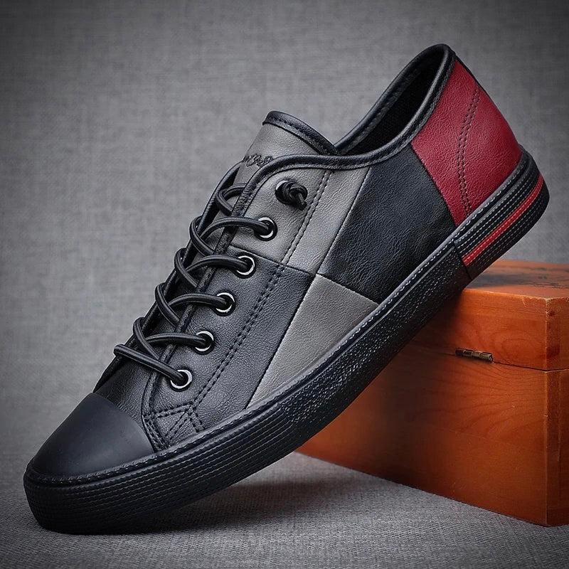Elegante Herren Leder Sneakers - Image 2
