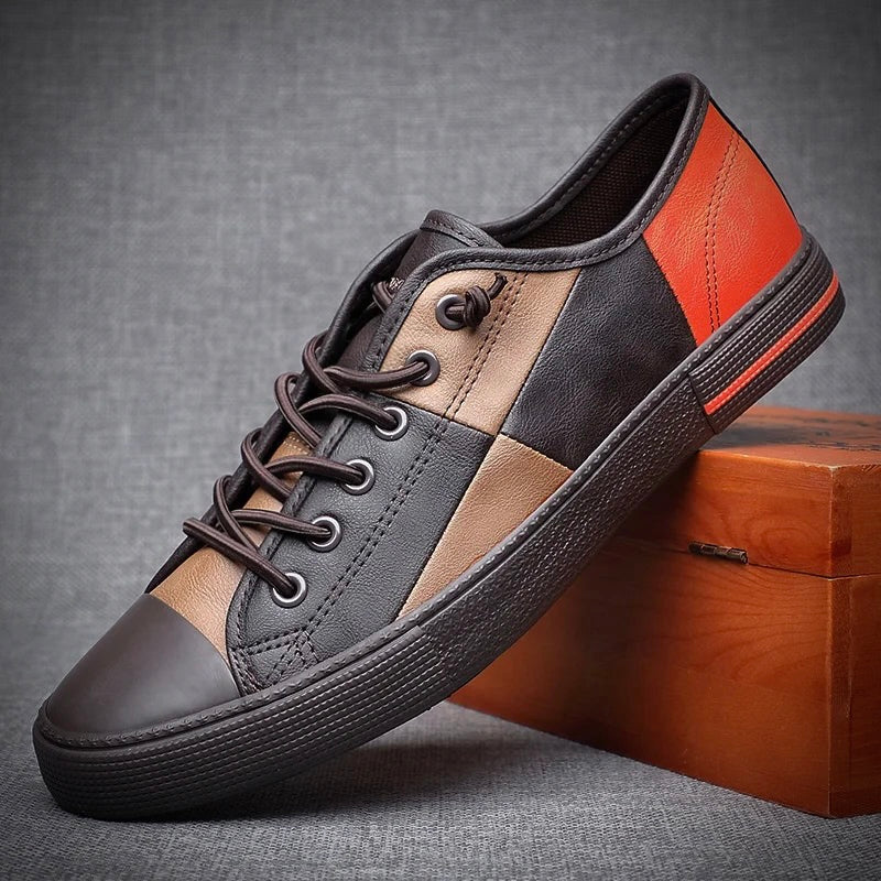 Elegante Herren Leder Sneakers - Image 3