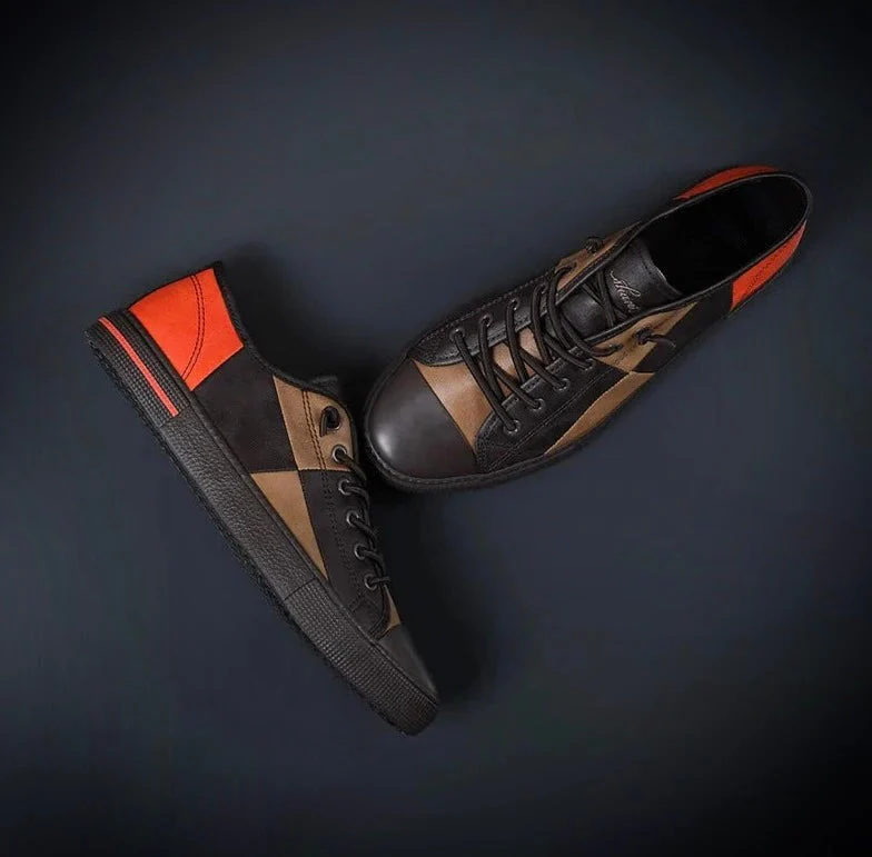 Elegante Herren Leder Sneakers - Image 7