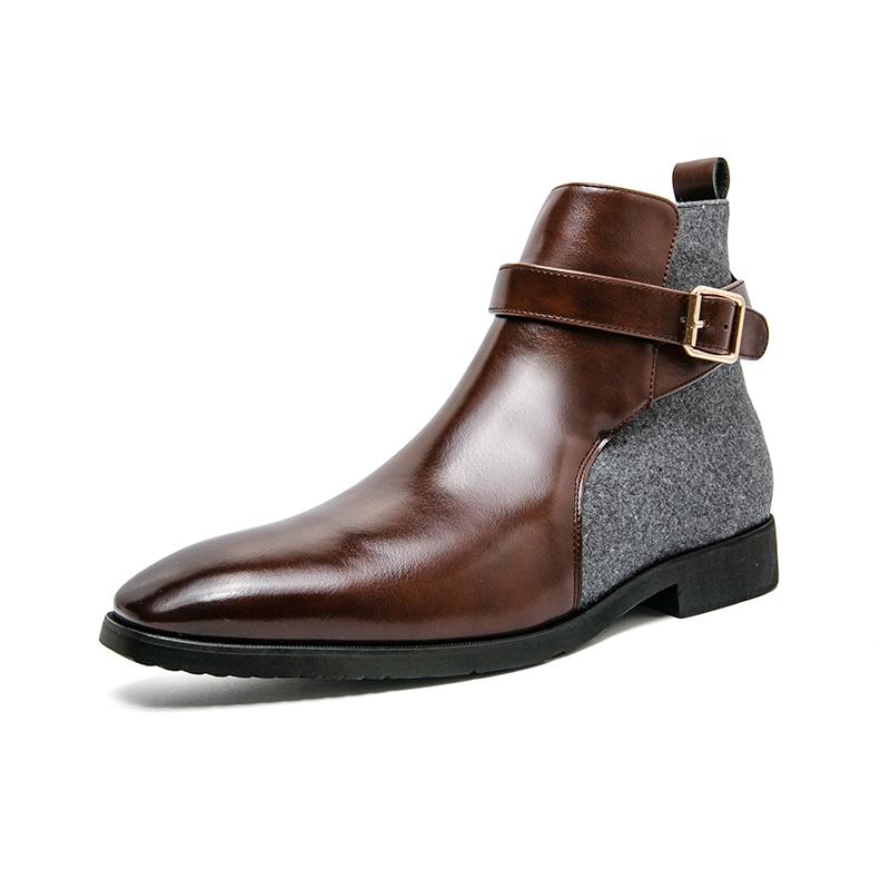 Handgefertigte Herren Leder Stiefel - Image 2