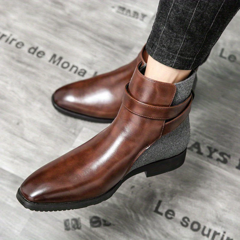 Handgefertigte Herren Leder Stiefel - Image 3