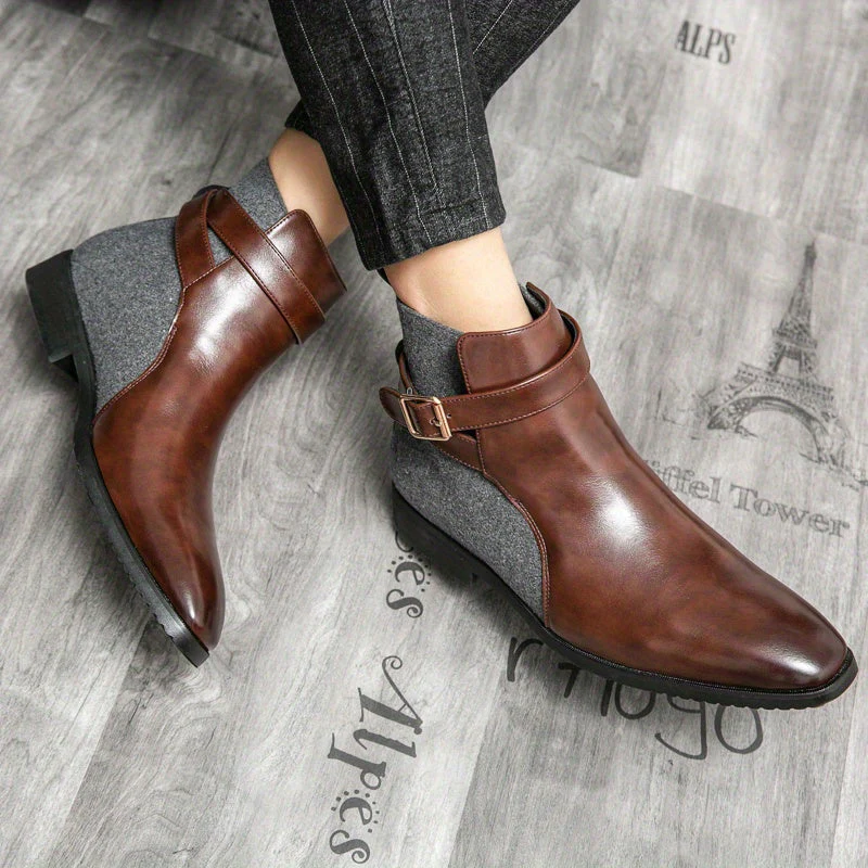 Handgefertigte Herren Leder Stiefel - Image 4