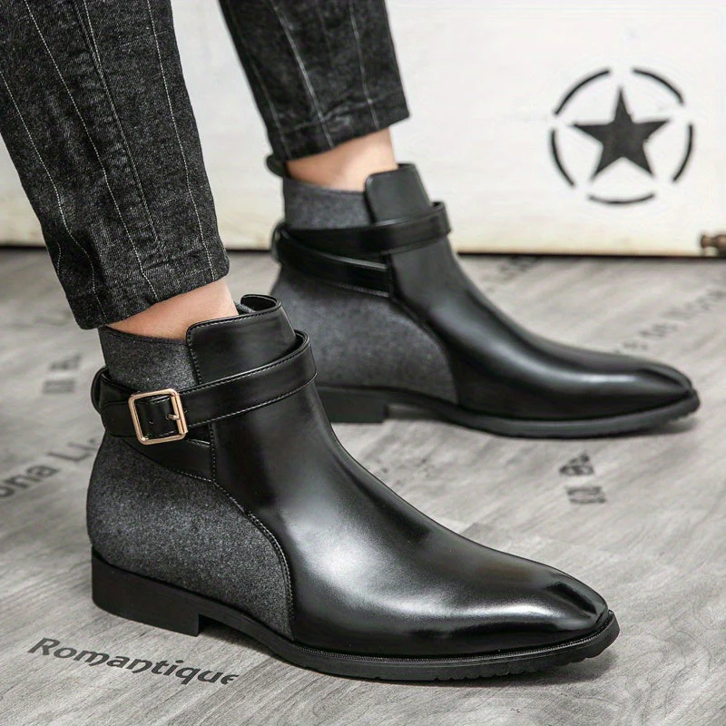 Handgefertigte Herren Leder Stiefel - Image 9