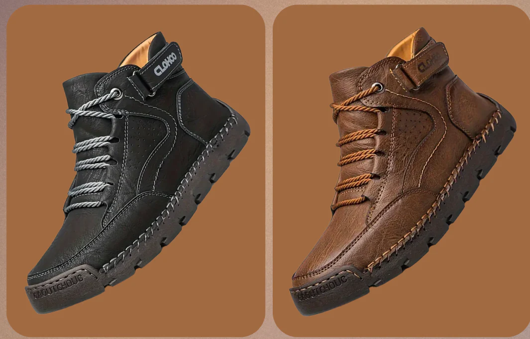 Orthopädische Herren Wanderschuhe aus Leder - Image 7