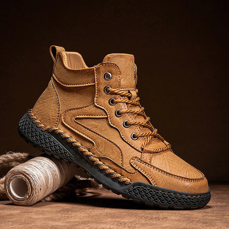 Hochwertige Leder Herren Wanderstiefel - Image 4