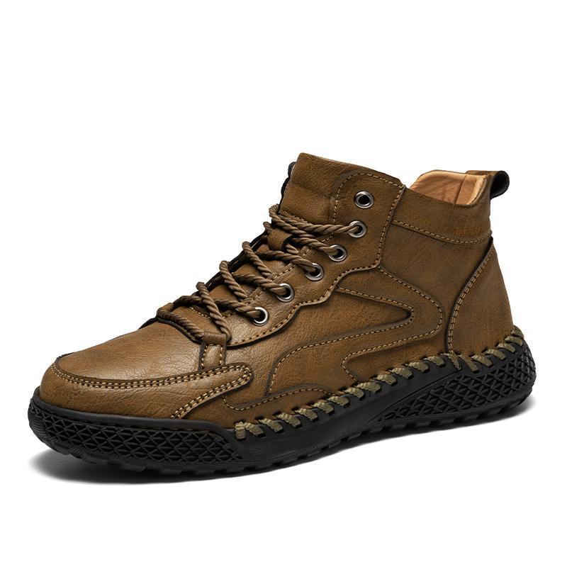 Hochwertige Leder Herren Wanderstiefel - Image 9