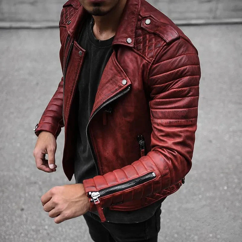 Hochwertige Herren-Lederjacke für Männer - Image 4