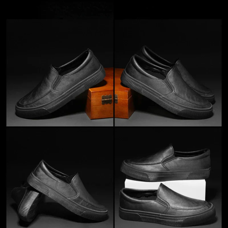 Elegante Leder-Slipper für Herren - Image 4
