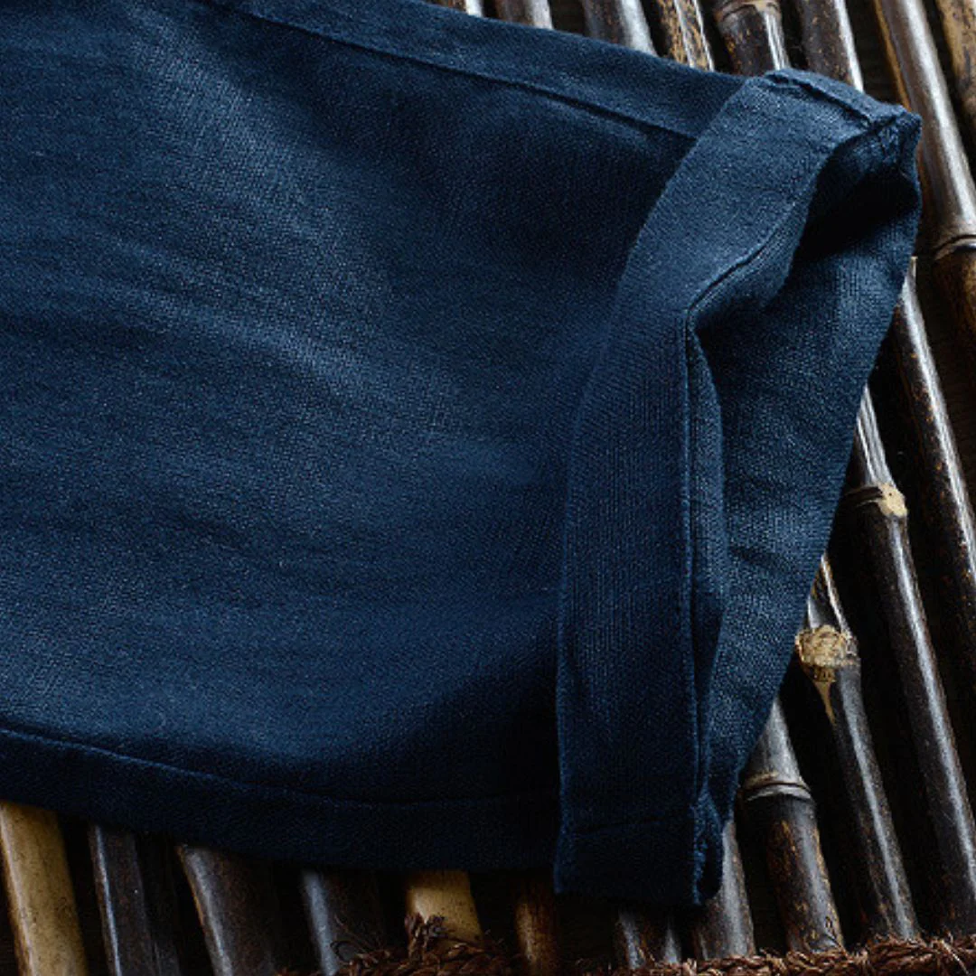 Elastische Leinen Herren Hose - Image 8