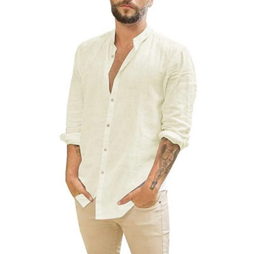 Elegantes Herren Leinenhemd - ideal für warme Tage