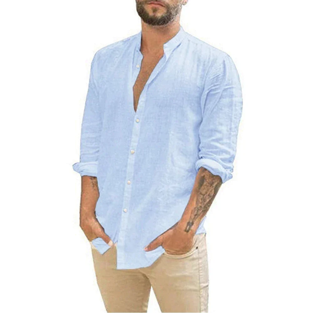 Elegantes Herren Leinenhemd - ideal für warme Tage - Image 4