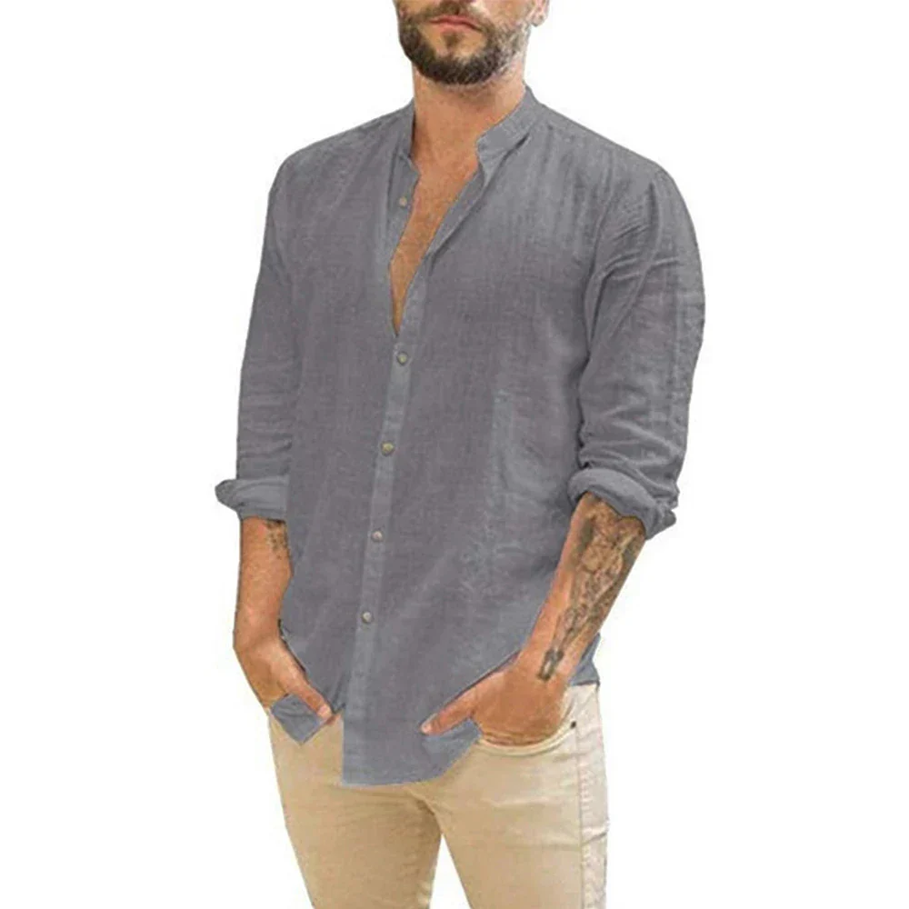 Elegantes Herren Leinenhemd - ideal für warme Tage - Image 5