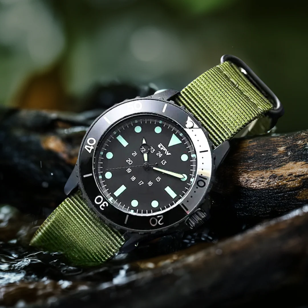 Wasserdichte Militär Herren Taucheruhr - Image 7