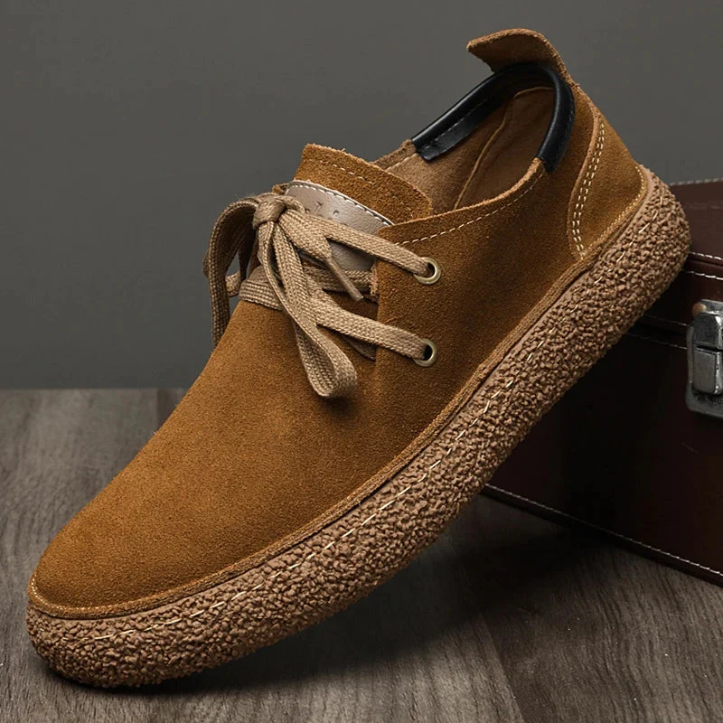 Herren Nubuk-Lederschuhe mit weicher Sohle - Komfortabel & Elegant - Image 7