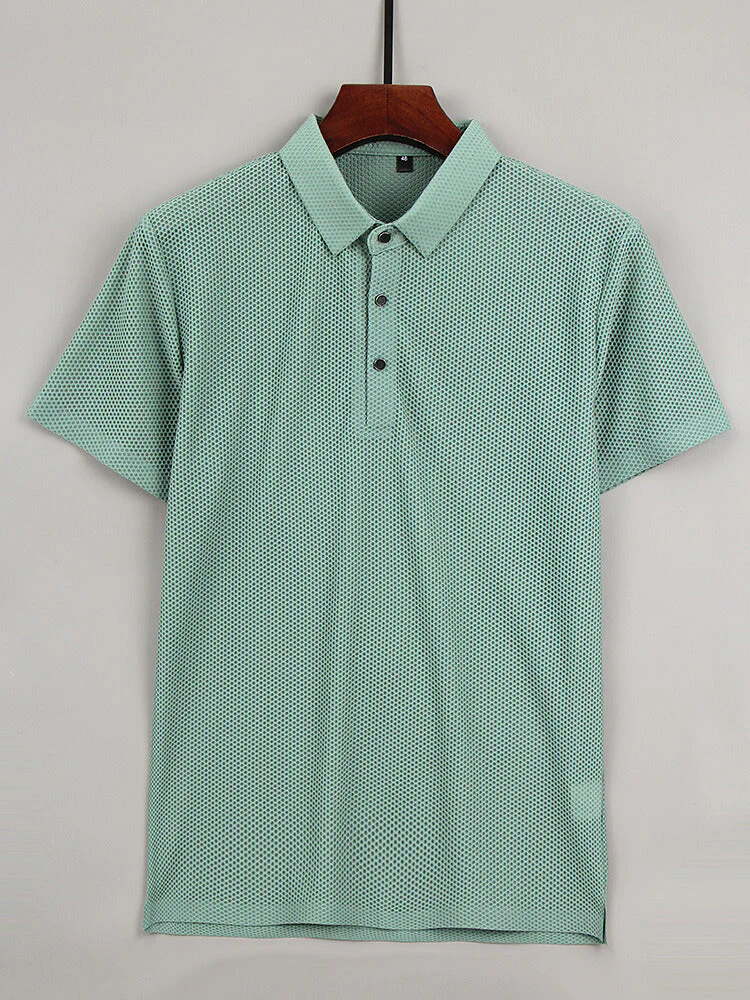Hochwertiges Herren Poloshirt aus Seide - Image 2