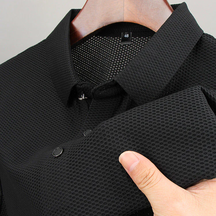 Hochwertiges Herren Poloshirt aus Seide - Image 7