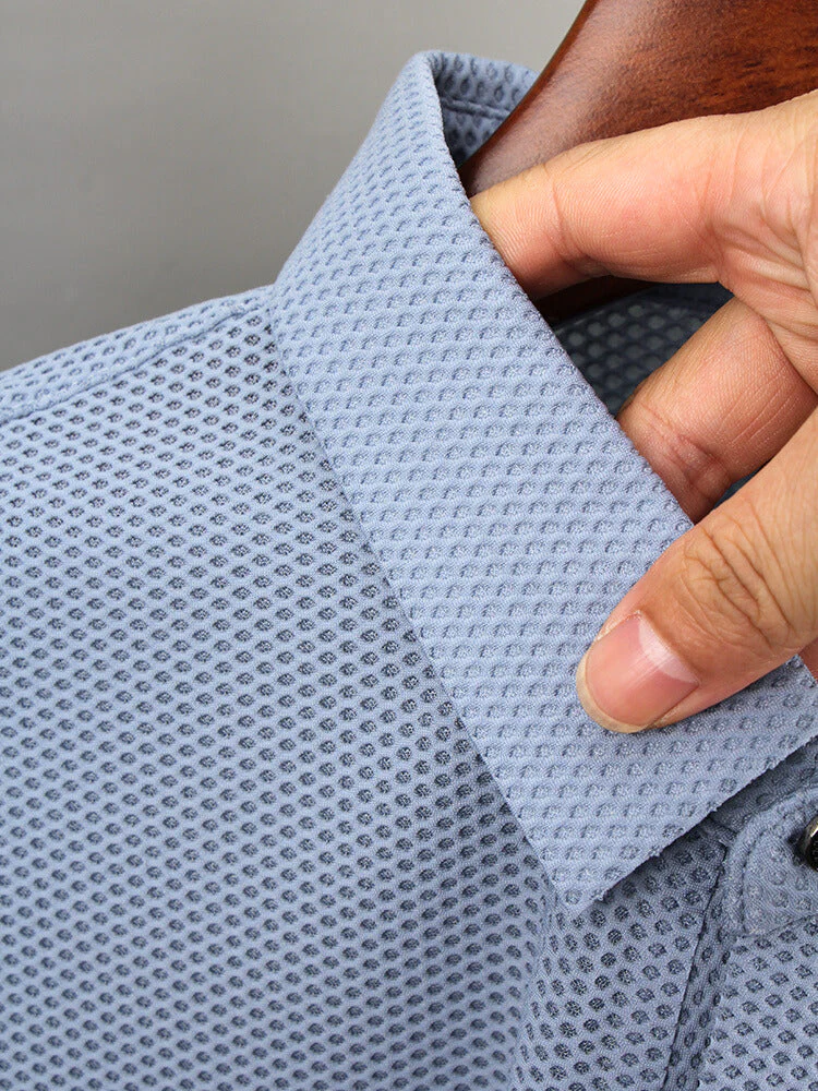 Hochwertiges Herren Poloshirt aus Seide - Image 9