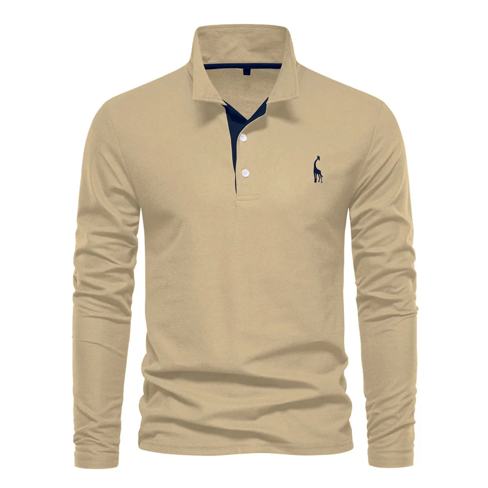 Langarm Herren Polo Pullover - Image 5