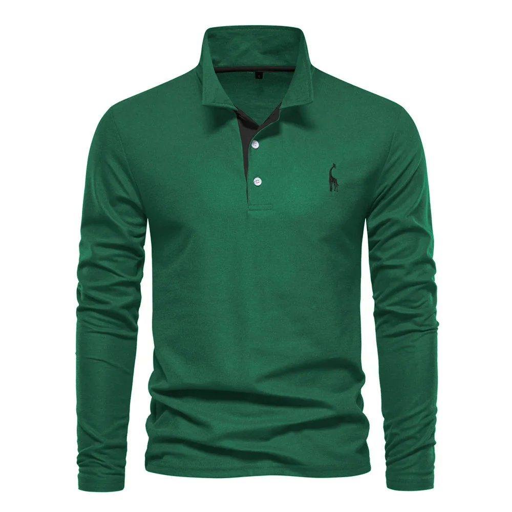 Langarm Herren Polo Pullover - Image 6