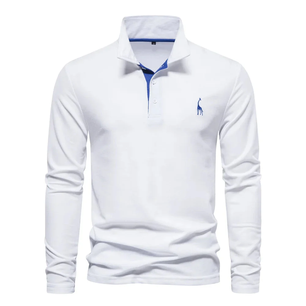 Langarm Herren Polo Pullover - Image 8