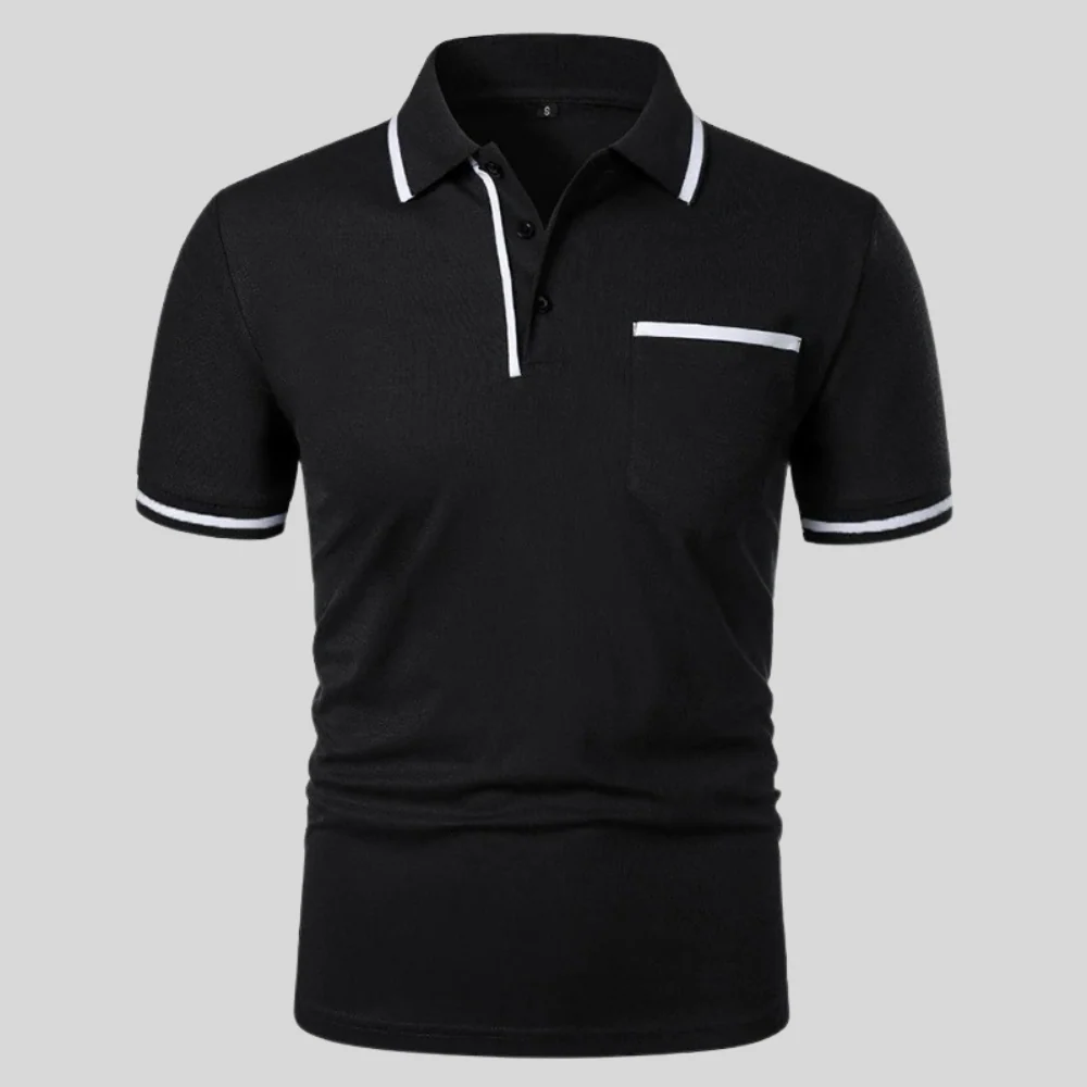 Klassisches Herren Poloshirt Kurzarm - Image 2