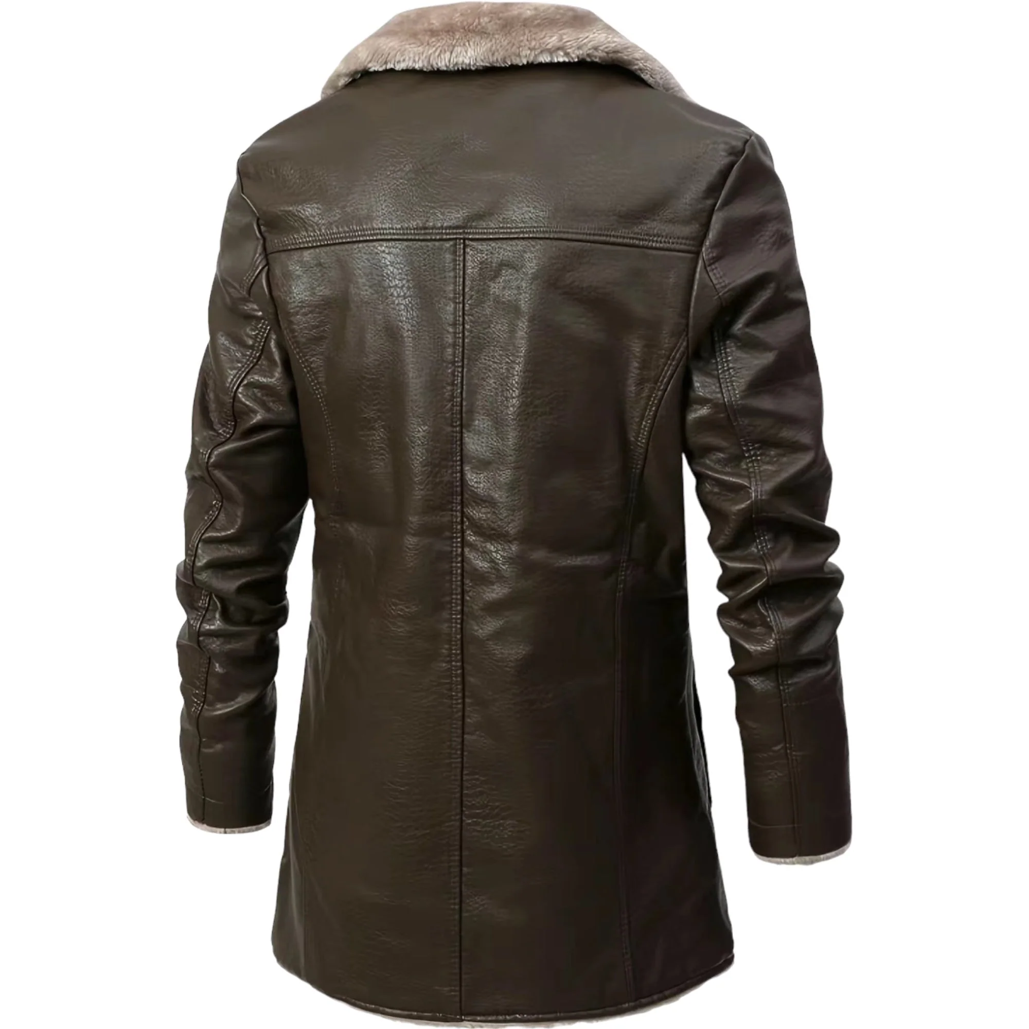 Herren Lederjacke - Klassischer Schnitt - Image 4
