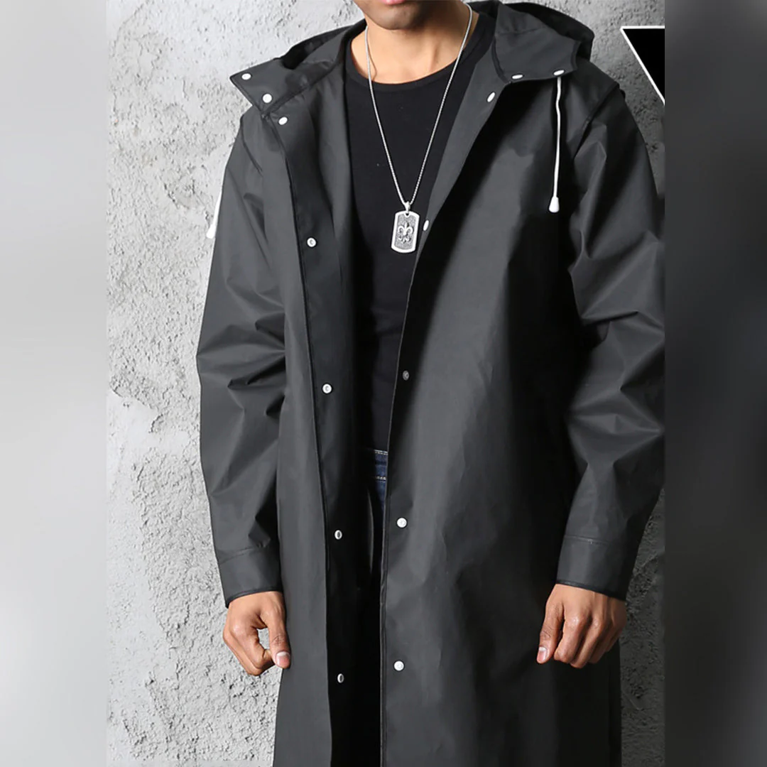 Herren-Regenjacke mit Kapuze - Image 3