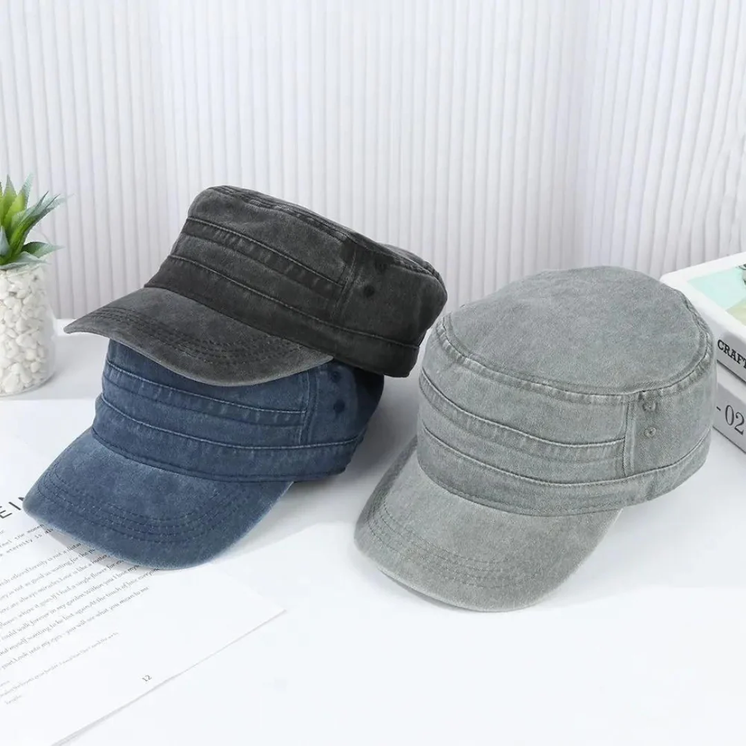 Herren Retro Army Mütze – Klassischer Look, Moderne Details - Image 6