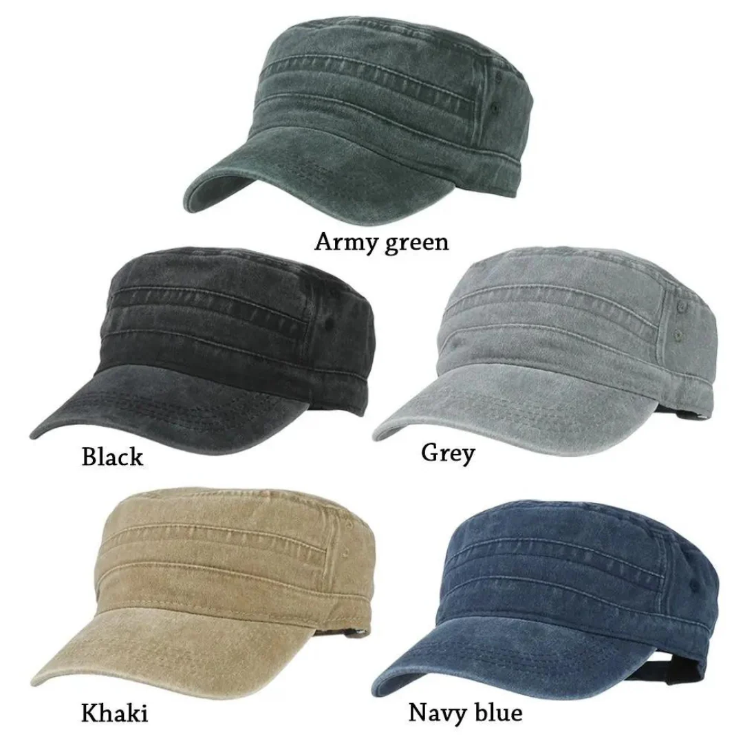 Herren Retro Army Mütze – Klassischer Look, Moderne Details - Image 7