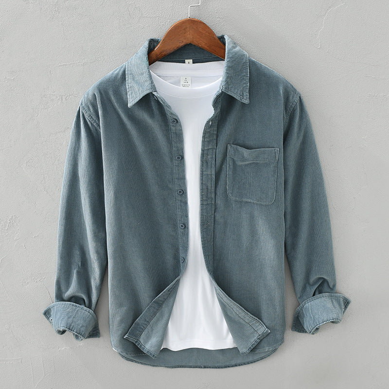 Herren Retro Cordhemd im eleganten Stil für jeden Anlass - Image 2