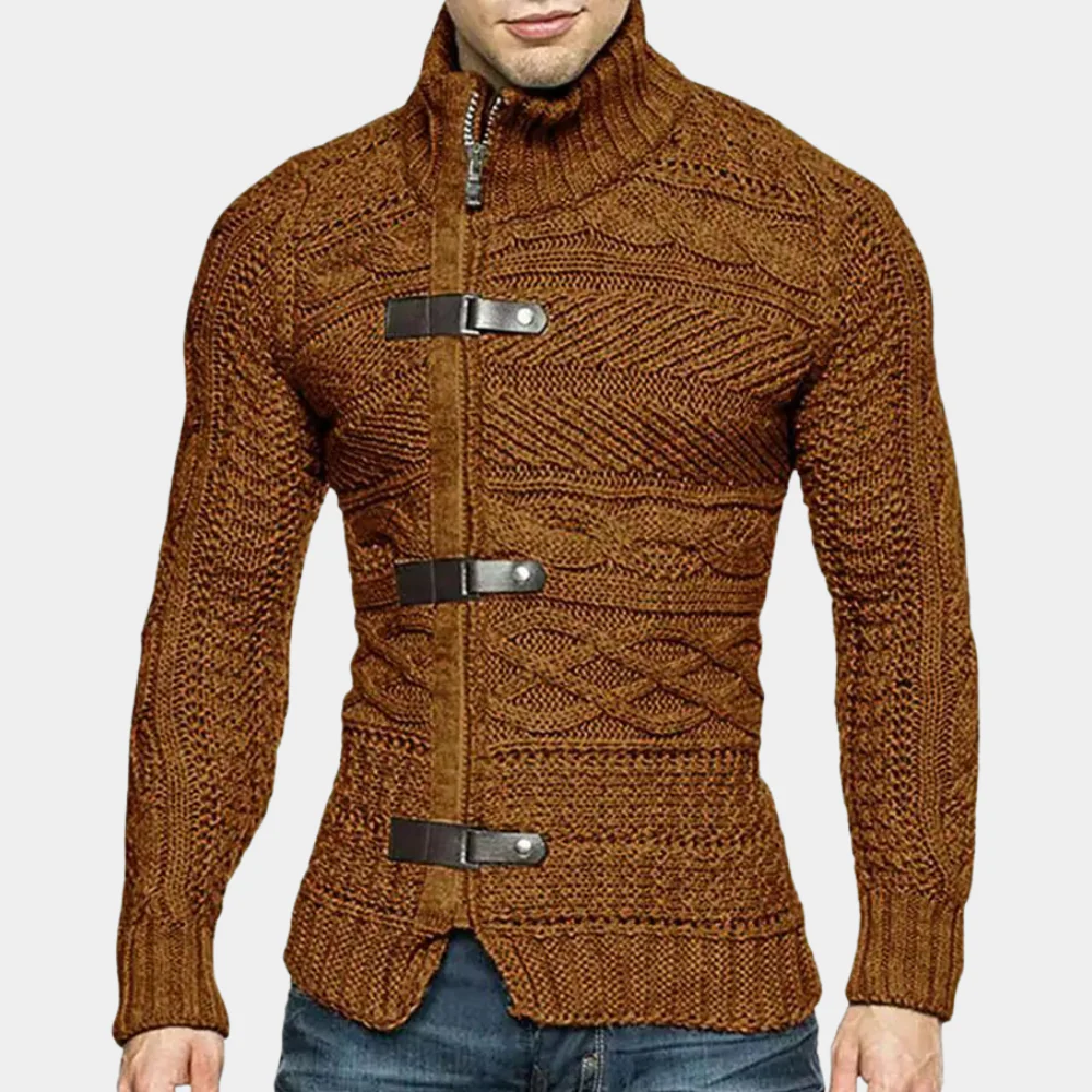 Klassischer Herren Rollkragenpullover aus Merinowolle - Image 2