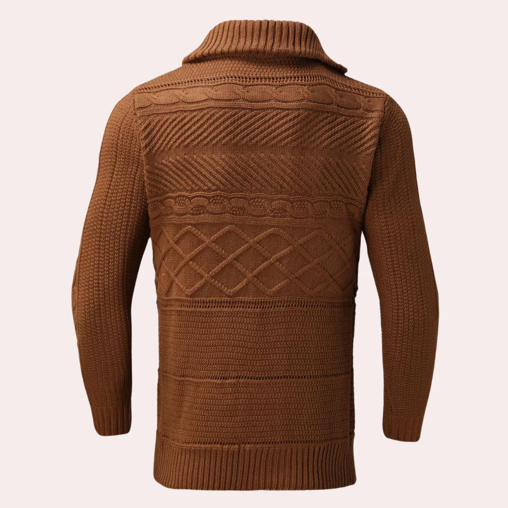 Klassischer Herren Rollkragenpullover aus Merinowolle - Image 3