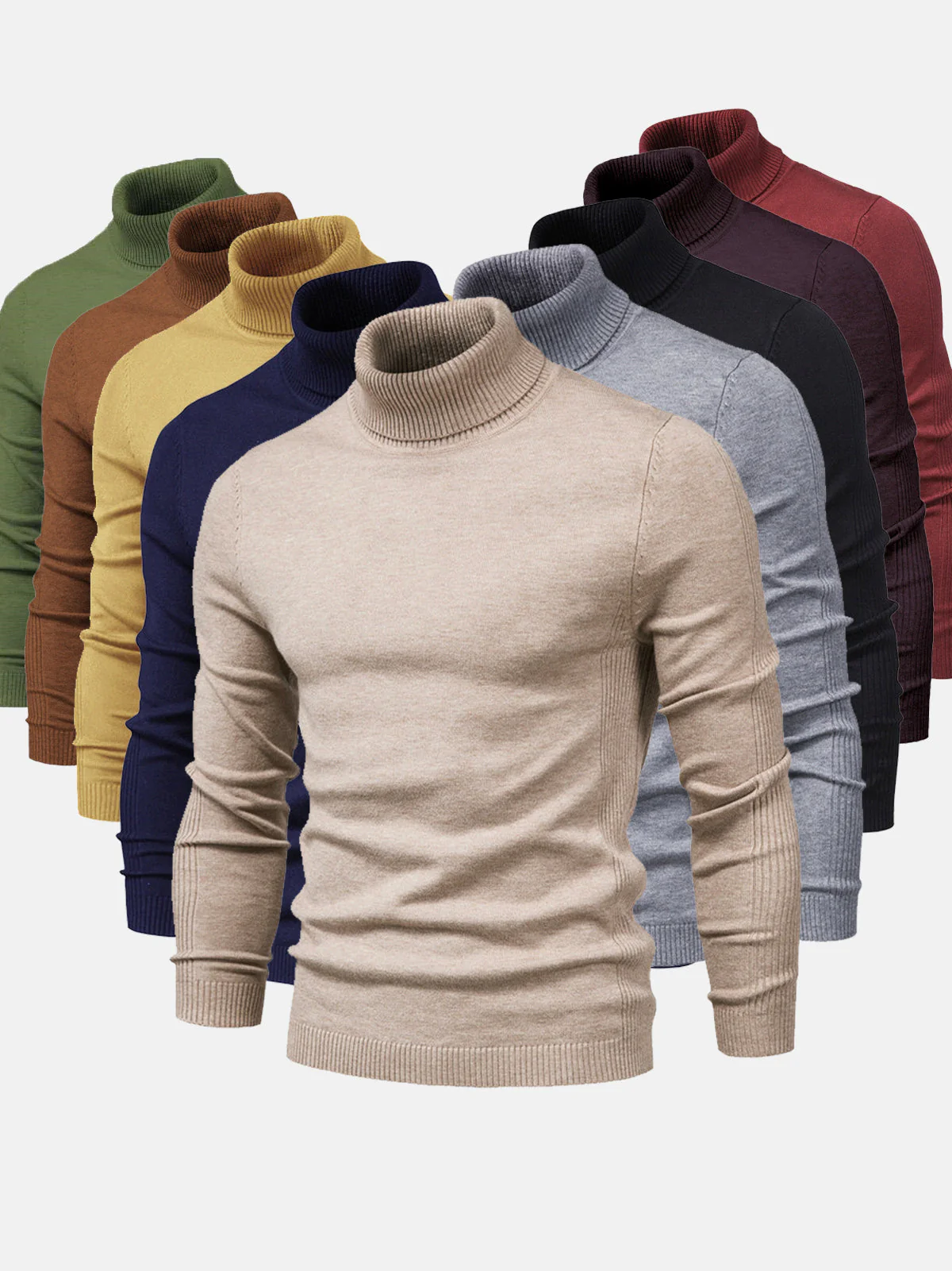 Herren Rollkragenpullover, waschbar - Image 12