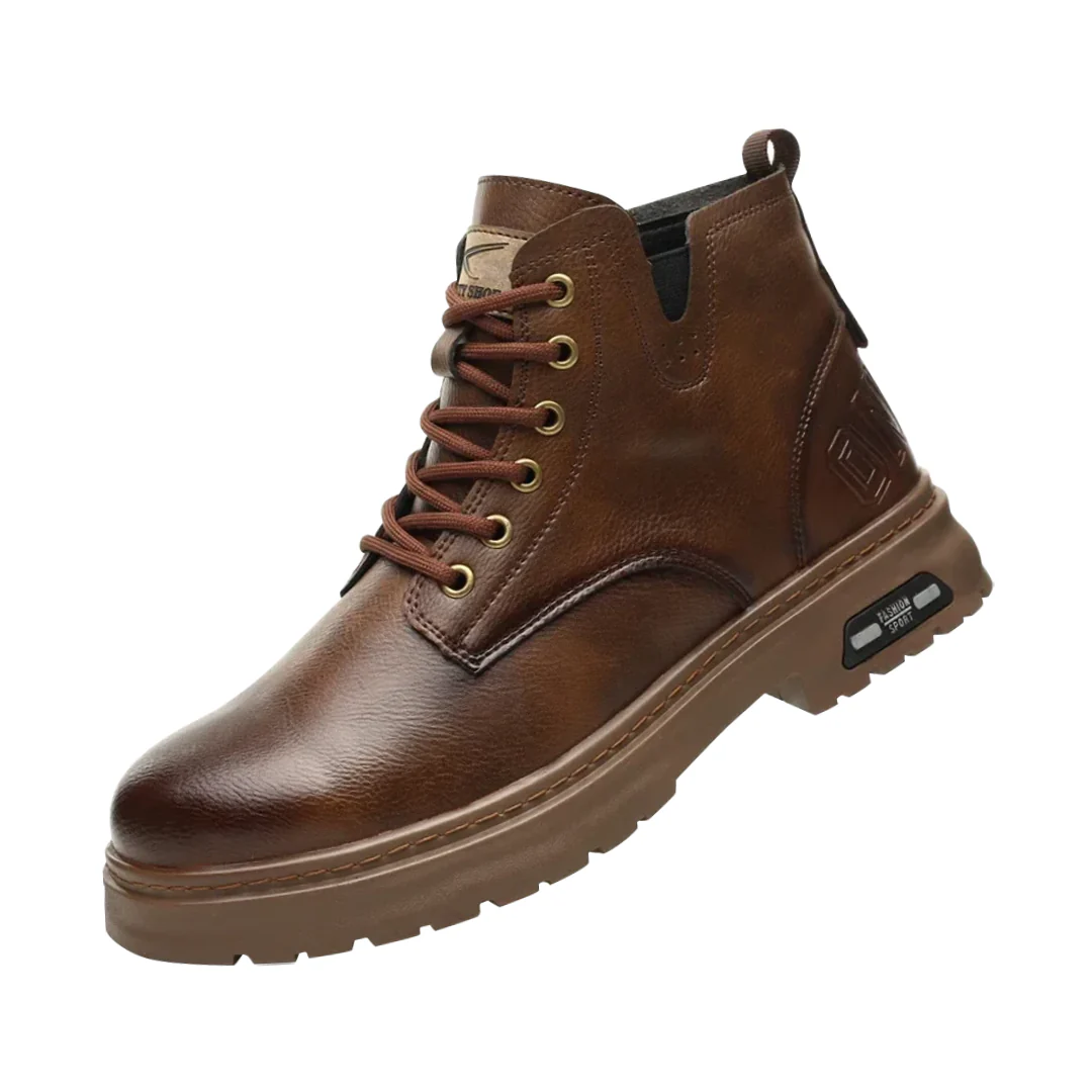 Hochwertige Herren Schnürstiefel mit Reißverschluss - Image 2