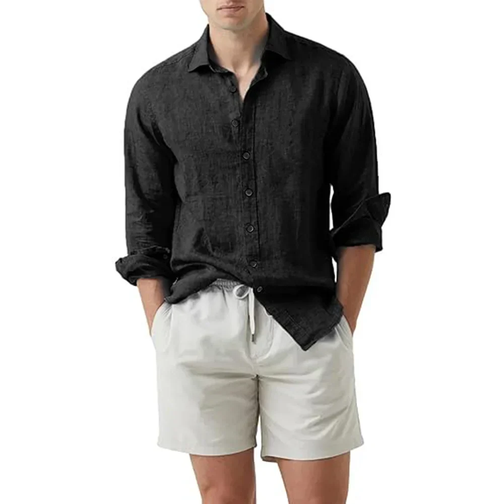 Herren Sommerhemd aus Leinen und Baumwolle - Image 4