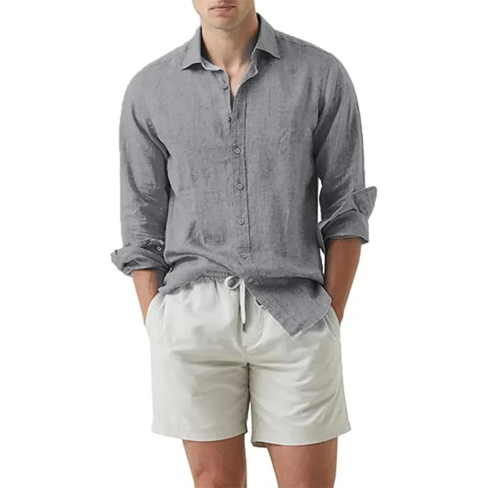 Herren Sommerhemd aus Leinen und Baumwolle - Image 5