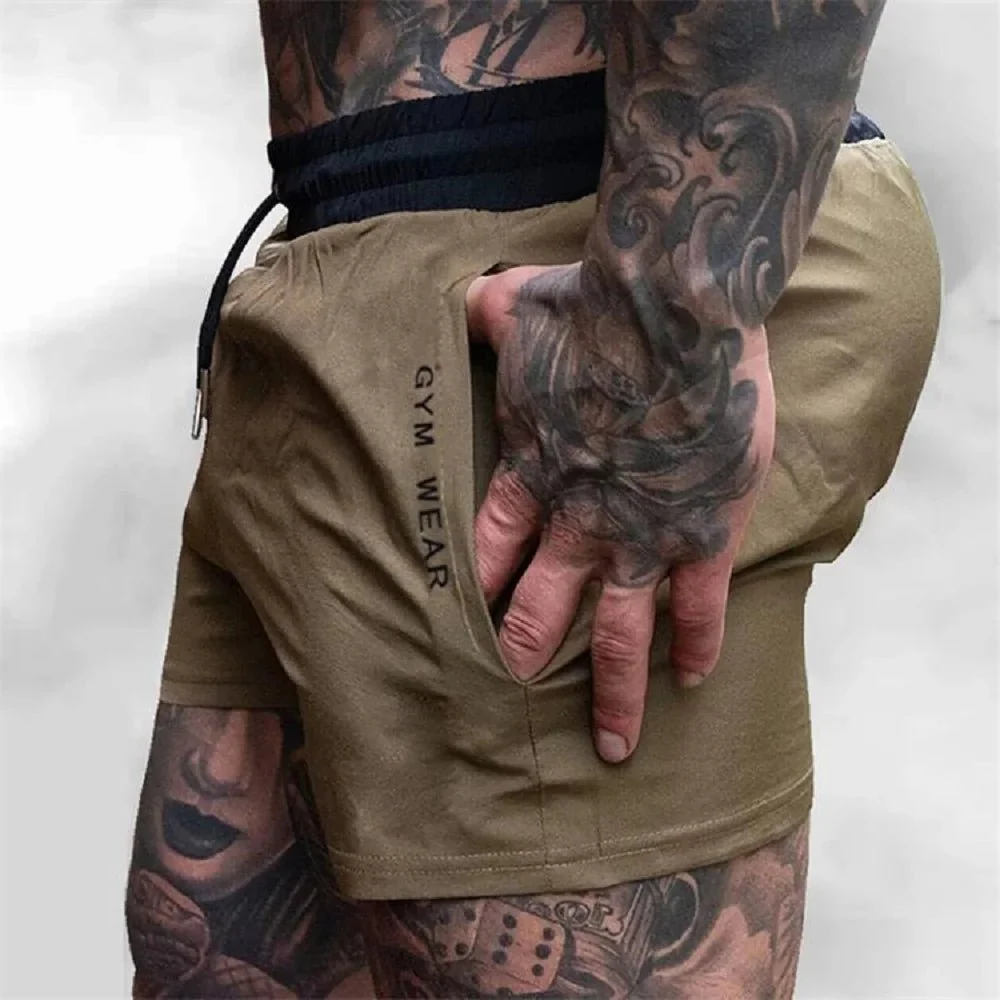 Sportliche Herren Fitness Shorts - Image 2