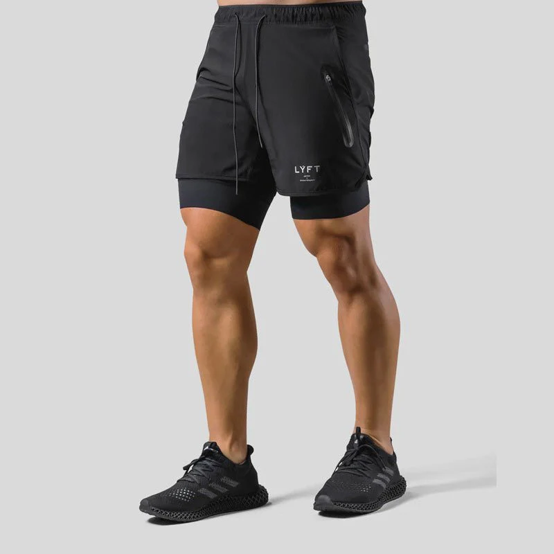 2-in-1 Sport- und Trainingsshorts Herren - Image 3